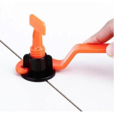 Hot Sale 50PCS Useful Reusable Tile Leveling Positioning System Leveler T-lock Floor Tool