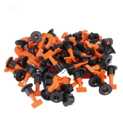 50Pcs Useful Reusable Tile Leveling Positioning System Leveler T-lock Floor Tool